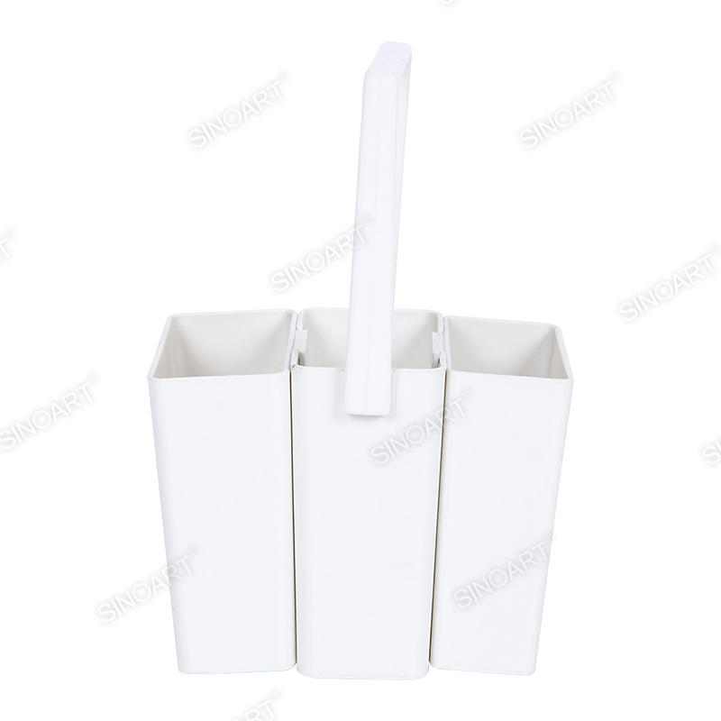 3pk Plastic brush washer ABS Height 8.5cm palette