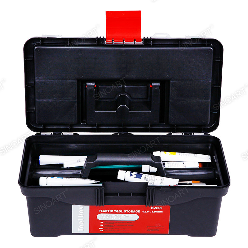 32x18xx13cm Art tool box Removable Tray Lockable With handle Artist Organizer