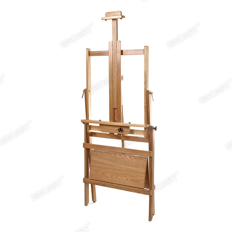 60x68x180cm Heavy Duty Large Adjustable H-Frame Studio Easel Wooden Easel