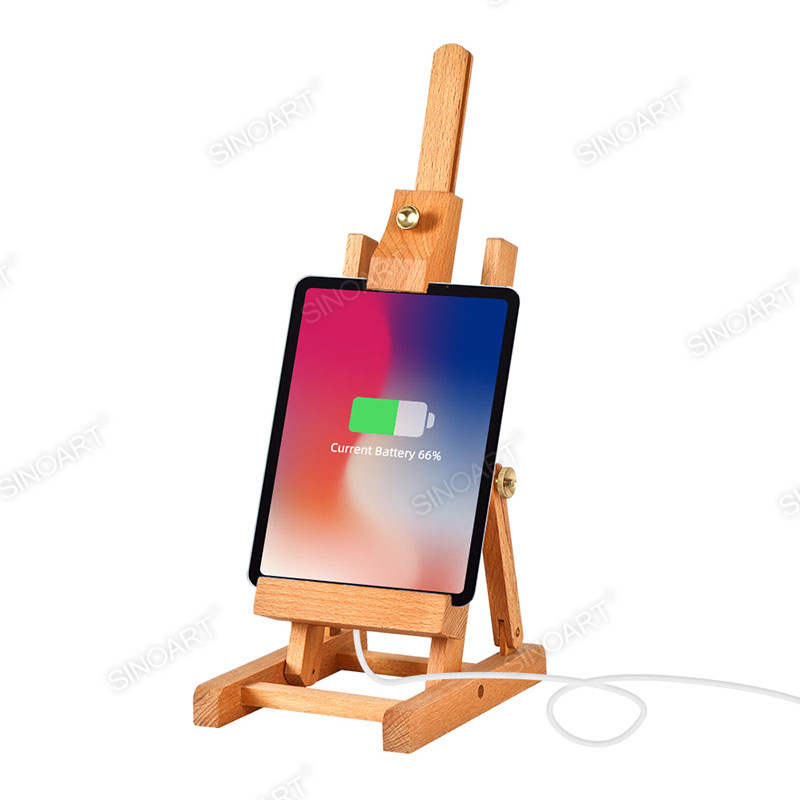 13x16.3x37cm Tabletop Display Stand A-Frame Portable Artist Tripod Wooden Easel 