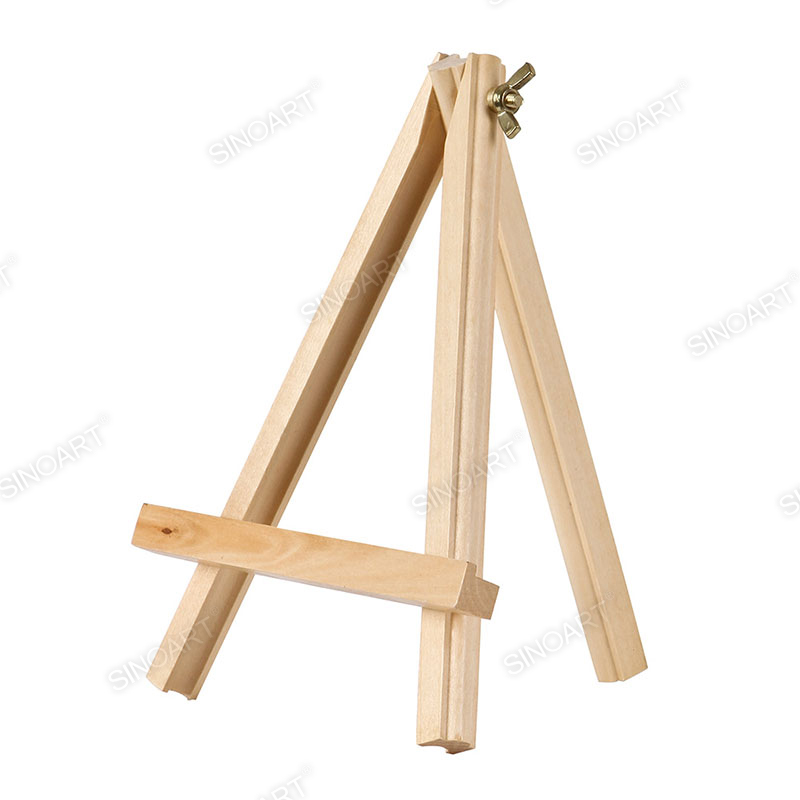 19x24cm Tabletop Display Stand A-Frame Portable Artist Tripod Wooden Easel 