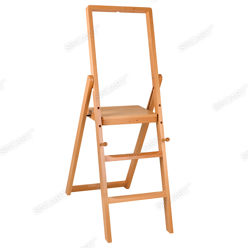 Artist Painting Ladder Beech Wood Display Wooden Easel