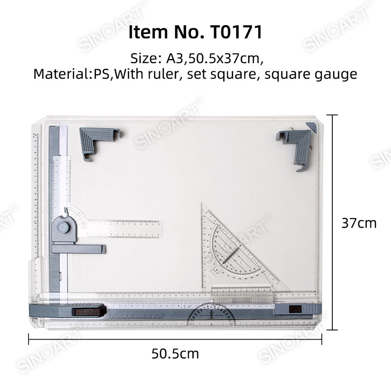 A3 Technical Drawing Board with Parallel Motion - Perfect A3 Size Drawing Board for Precision