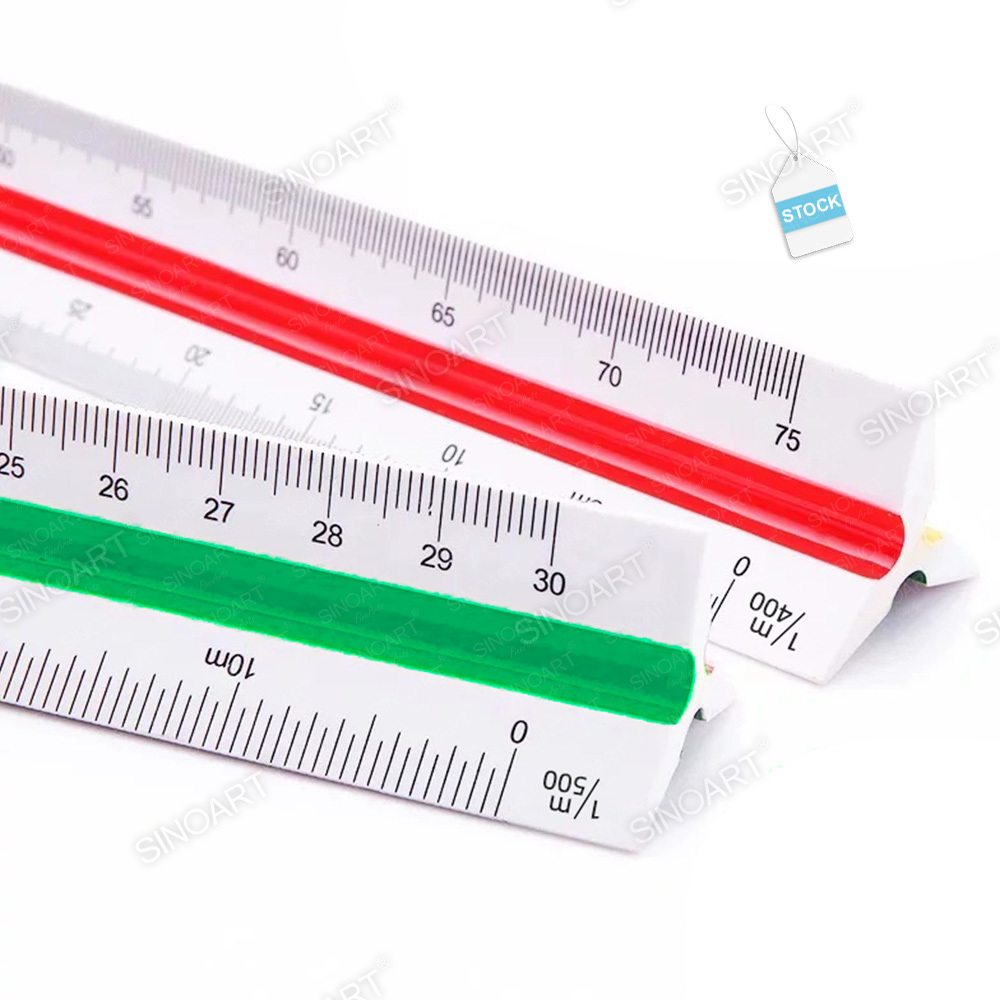 Trigonometric Architect's Scale: Precision Scale Ruler in Inches And Metric