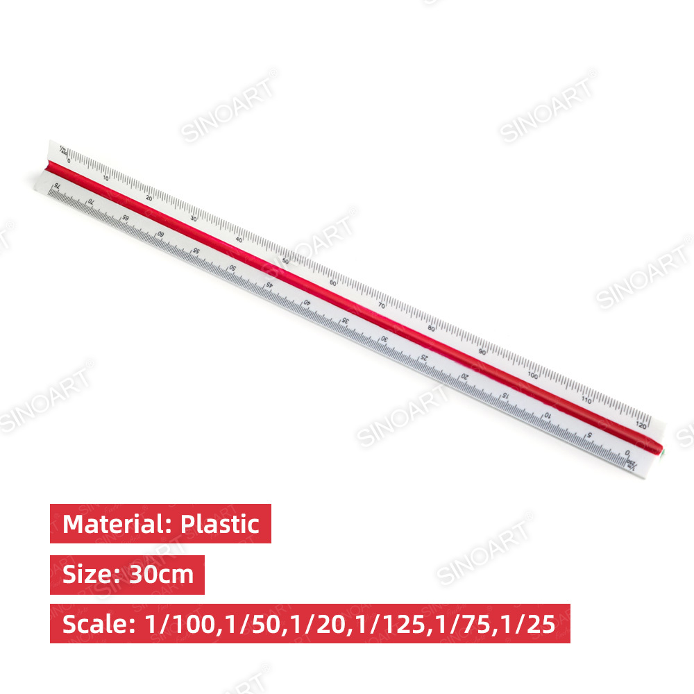 Trigonometric Architect's Scale: Precision Scale Ruler in Inches And Metric