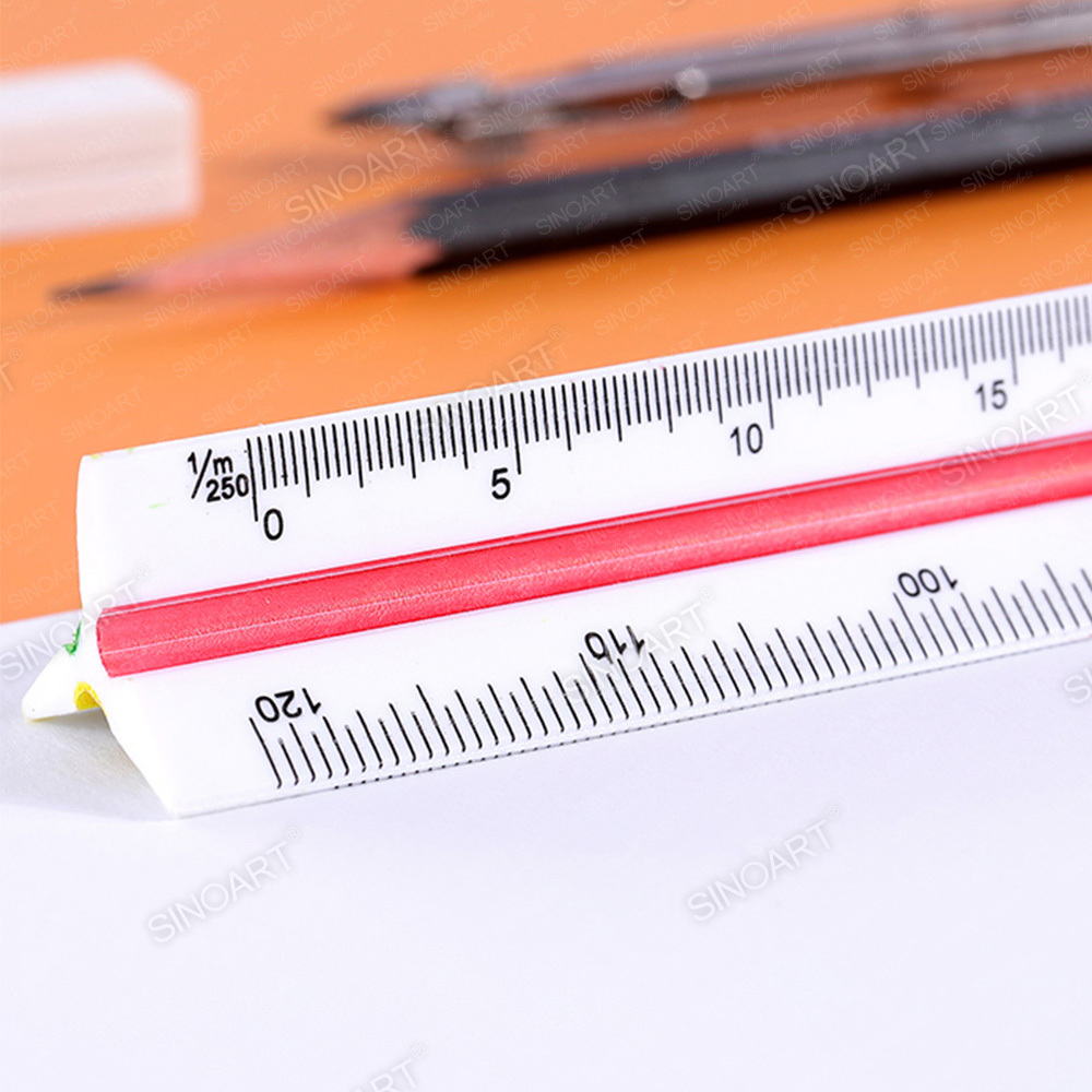 Trigonometric Architect's Scale: Precision Scale Ruler in Inches And Metric