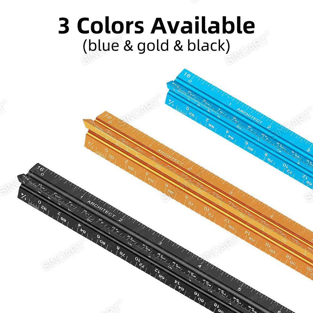 Trigonometric Architect's Scale: Precision Scale Ruler in Inches And Metric