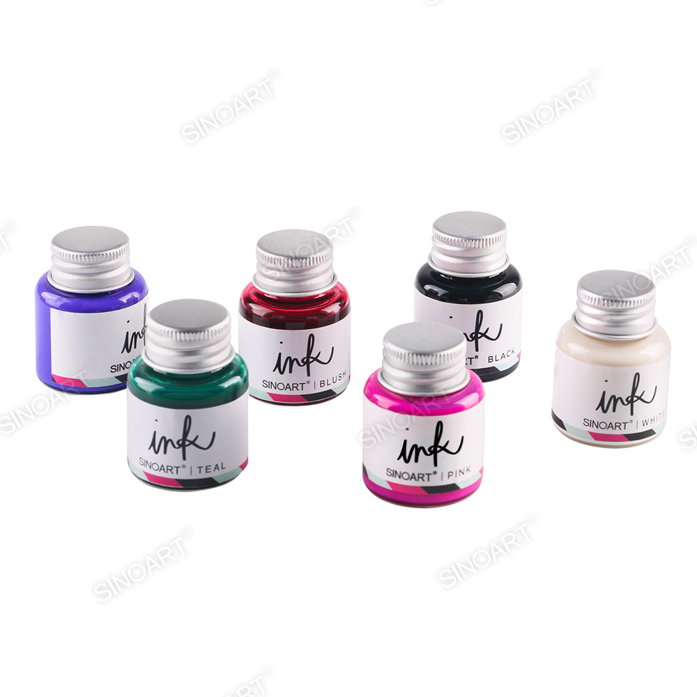 15ml Pigment Calligraphy Ink Metallic waterproof Glass Dip Pen Color Ink