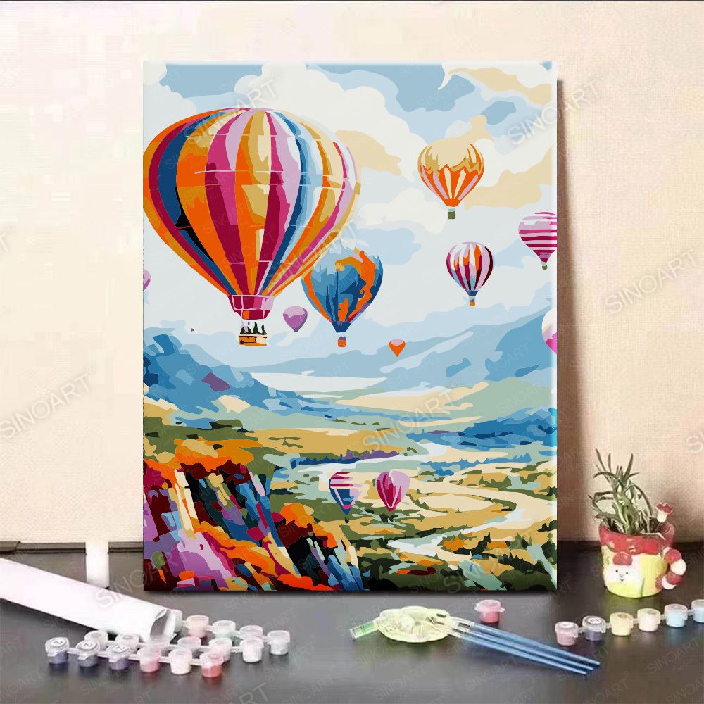 Paint By Numbers Custom Canvas Set For Adults